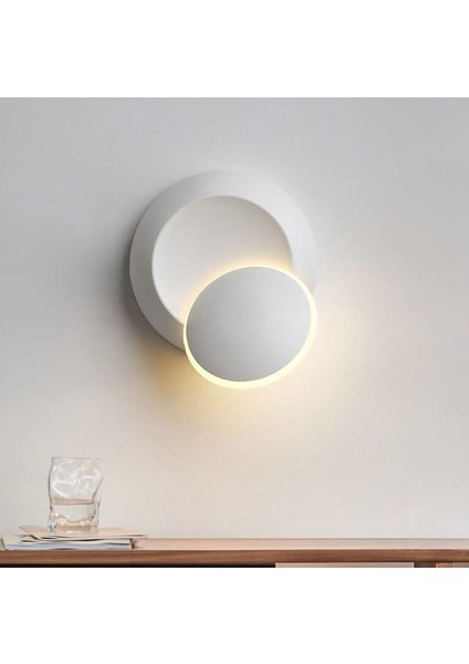 Elektrikle Çalışır, 6 Watt, Günışığı 3000 Kelvin, Alüminyum Kasa Yatakbaşı Aplik Modern Gece Lambası