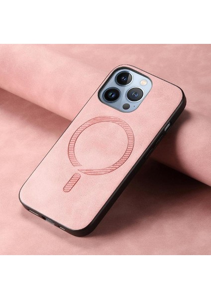 IPhone 14 Için Kılıf Pro Max Hafif Ince Magsafe Araba Bağlar Kablosuz (Yurt Dışından)