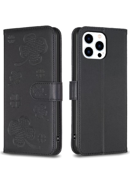 IPhone 16 Için Flip Case Pro Max Kart Yuvaları Tutucu Kickstand Çok Renkli Pu (Yurt Dışından)