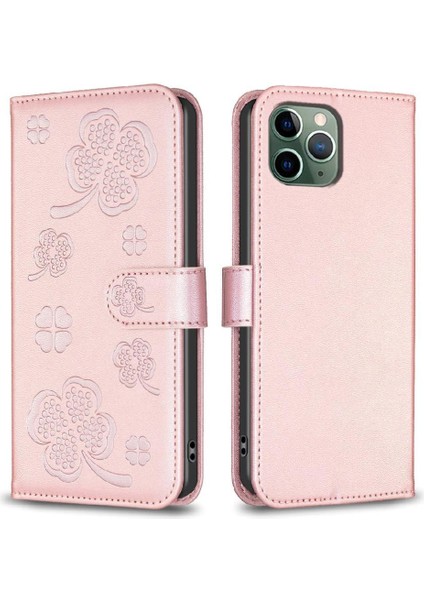 IPhone 11 Için Flip Case Pro Max Pu Deri Kart Yuvaları Tutucu Kickstand (Yurt Dışından)