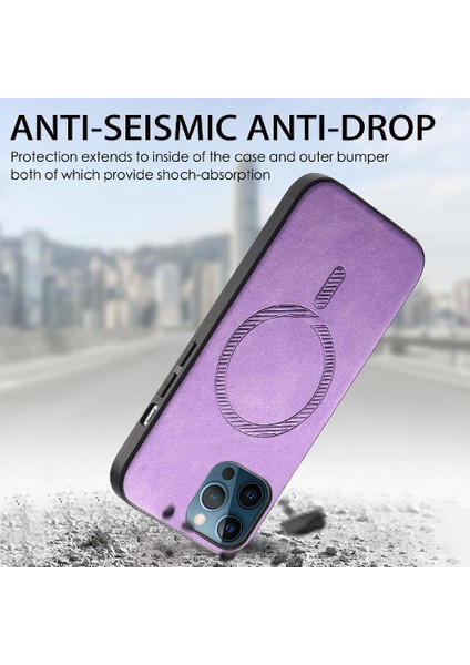 IPhone 12 Için Kılıf Pro Max Hafif Ince Kablosuz Şarj Magsafe Araba (Yurt Dışından)