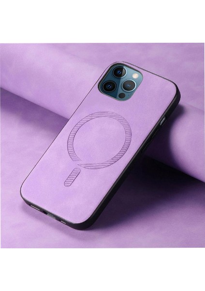IPhone 12 Için Kılıf Pro Max Hafif Ince Kablosuz Şarj Magsafe Araba (Yurt Dışından)