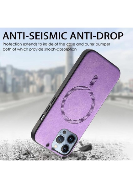 IPhone 13 Için Kılıf Pro Max Kablosuz Şarj Hafif Ince Magsafe Araba (Yurt Dışından)