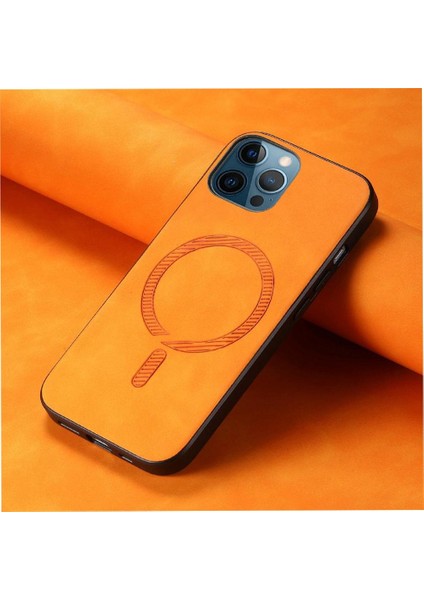 IPhone 12 Için Kılıf Pro Max Hafif Ince Kablosuz Şarj Magsafe Araba (Yurt Dışından)