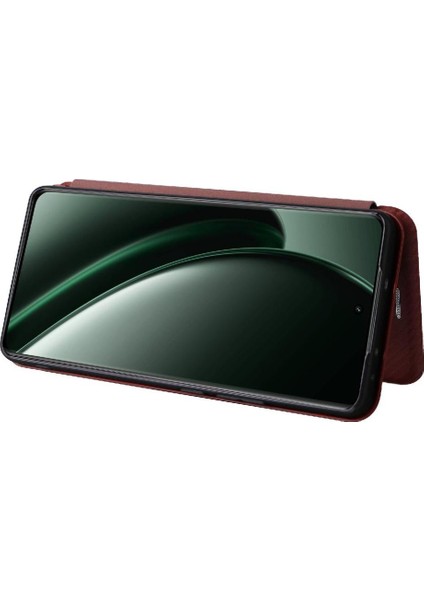 Realme Gt 6t Deri Folio Flip Case Kart Ekleme Tam Için Flip Case (Yurt Dışından)