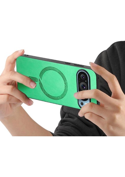 Google Pixel 9 Slim Hafif Magsafe Araba Mounts Kablosuz Için Flip Case (Yurt Dışından)