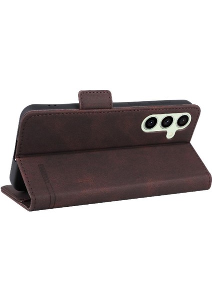Samsung Galaxy S24 Fe Kapak Için Flip Case Kart Tutucu Kickstand ile (Yurt Dışından) fırsatları
