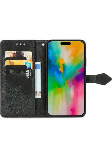 IPhone 16 Için Flip Case Basit Iş Deri Kılıf Darbeye Çevir (Yurt Dışından) fiyatları