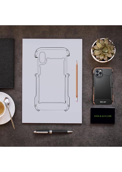 IPhone 13 Pro Için Kılıf, Damla Koruma Alüminyum Metal Ahşap Tampon Çerçeve (Yurt Dışından) fırsatları