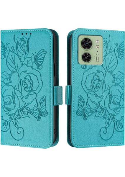 Motorola Kenar 40 5g Pu Deri Kredi Kartı Yuvası Manyetik (Yurt Dışından)
