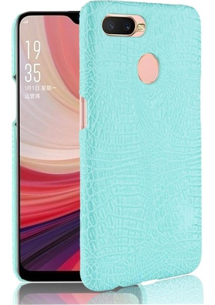 Oppo A7 Klasik Timsah Moda Koruyucu Anti Için Şık Klasik Durumda (Yurt Dışından)