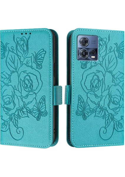 Motorola Moto G72 Manyetik Cüzdan Pu Deri Kredi Kartı Yuvası ile Kılıf (Yurt Dışından)