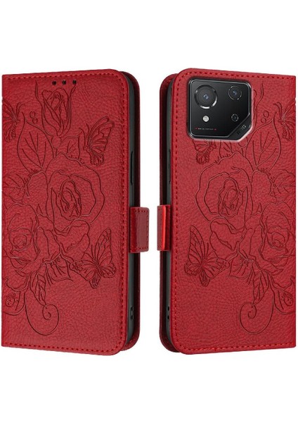 Kredi ile Asus Rog Telefon 8/8 Pro Pu Deri Manyetik Cüzdan Için Kılıf (Yurt Dışından)