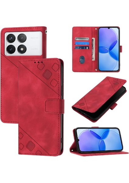 Xiaomi Redmi Için Kılıf K70/K70 Pro Cüzdan Kapak Çevirin Kart Tutucu Manyetik (Yurt Dışından)
