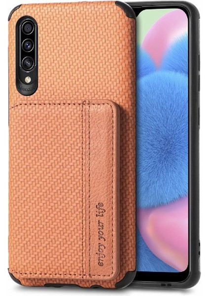Samsung Galaxy A50/A50S/A30S Manyetik Kart Tutucu Komple Kamera Için Kılıf (Yurt Dışından)