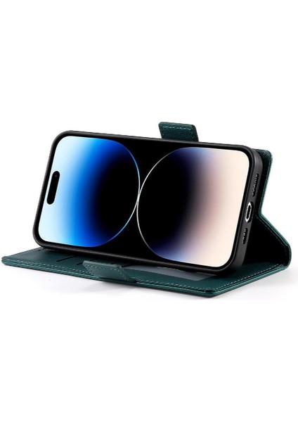 IPhone 14 Pro Günlük Kullanım Için Flip Case Kart Yuvaları Cüzdan Çevirme Iş (Yurt Dışından) modelleri