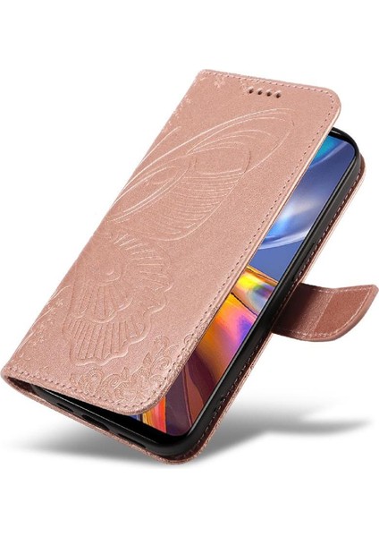 Motorola Moto MOTOROLA/E32S Kabartmalı Kelebek Ayrılabilir El Için Flip Case (Yurt Dışından)