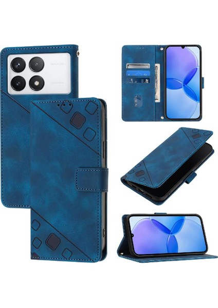 Xiaomi Redmi Için Kılıf K70/K70 Pro Cüzdan Kapak Çevirin Kart Tutucu Manyetik (Yurt Dışından)