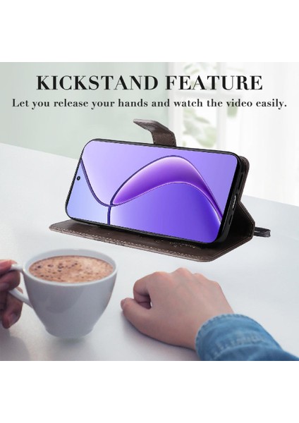 Realme 12 5g Manyetik Kapak Pu Deri Flip Kickstand Darbeye (Yurt Dışından) modelleri
