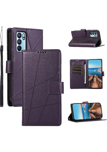 Oppo Oppo 6 Üç Kart Yuvaları Için Flip Case Kickstand Şok Emici (Yurt Dışından)