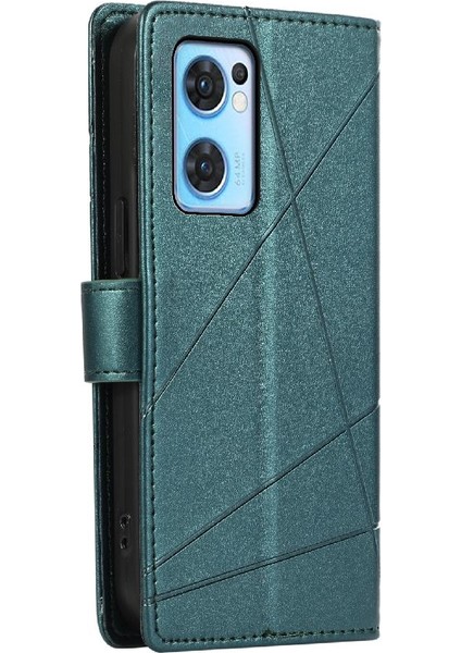 Oppo Oppo 7 5g Şok Emici Kickstand Üç Kart Yuvaları Için Flip Case (Yurt Dışından)