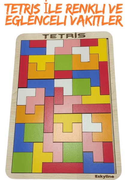 Ahşap Renkli Tetris Bulmacası: Zekanızı Geliştiren Eğlence