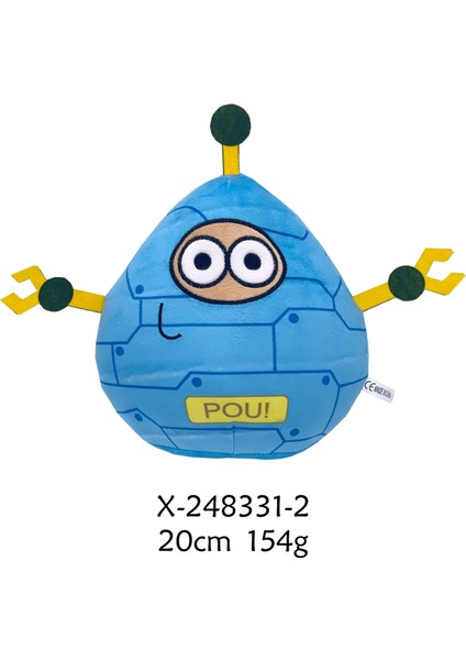 20 cm Çılgın Uzaylı Oyunu Peluş Oyuncak (Yurt Dışından)