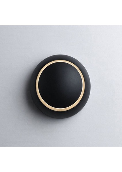 Elektrikle Çalışır, Siyah Alüminyum Kasa, Oynarbaş Yatakbaşı Aplik, 6 Watt Günışı Modern LED Armatür