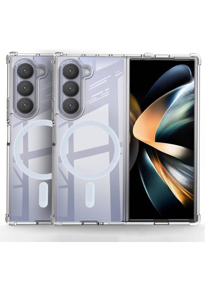 Galaxy Z Fold 6 Uyumlu Kılıf Sert Silikon Köşe Korumalı Nitro Anti Shock Silikon Kapak fiyatları