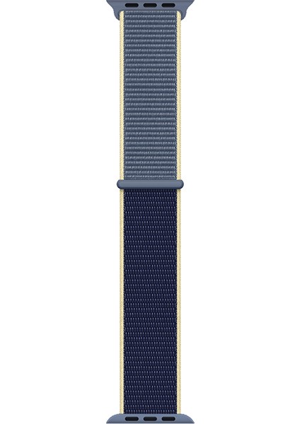Apple Watch 7 45MM Uyumlu Kordon Hasır Örgü Kumaş Band-03 Strap Kayış, Alaskan Blue