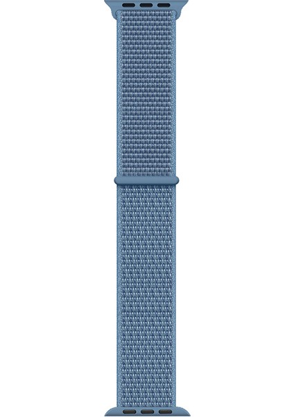 Apple Watch Ultra 49MM Uyumlu Kordon Hasır Örgü Kumaş Band-03 Strap Kayış, Cape Ced Blue