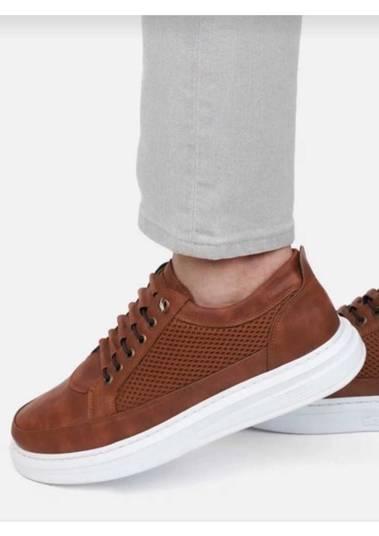 Erkek Beyaz Lastikli Fileli Ortopedik Günlük Spor Ayakkabı Garantili Sneaker Spor Ayakkabı modelleri