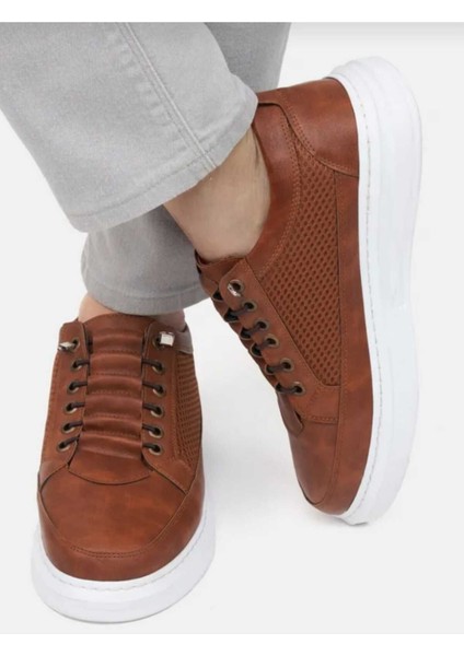 Erkek Beyaz Lastikli Fileli Ortopedik Günlük Spor Ayakkabı Garantili Sneaker Spor Ayakkabı fırsatları