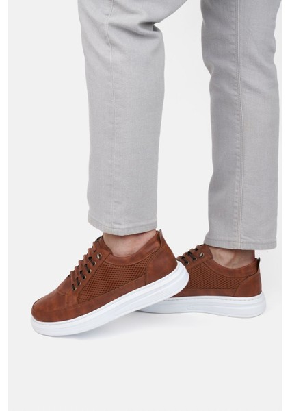 Erkek Beyaz Lastikli Fileli Ortopedik Günlük Spor Ayakkabı Garantili Sneaker Spor Ayakkabı indirimleri