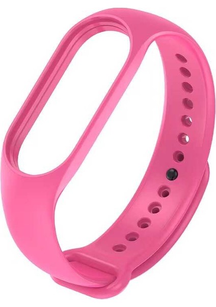 Xiaomi Mi Band 7 Uyumlu Zore Klasik Kordon, Pembe Koyu