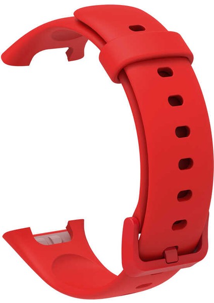 Xiaomi Mi Band 7 Pro Uyumlu Kordon Silikon Yumuşak Esnek Zore Krd-70 Kayış, Kırmızı