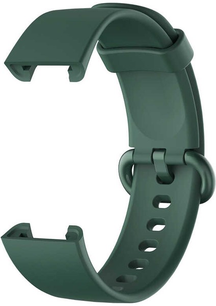 Xiaomi Redmi Watch (Mi Watch Lite) Uyumlu Zore Klasik Kordon, Koyu Yeşil