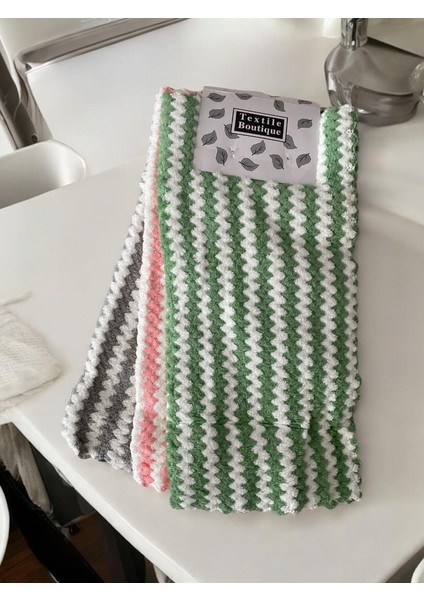Microfiber Waffle 3'lü Temizlik Bezi