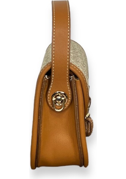 Hasır Desenli El ve Omuz Çantası fiyatları