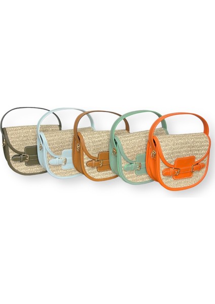 Hasır Desenli El ve Omuz Çantası fırsatları