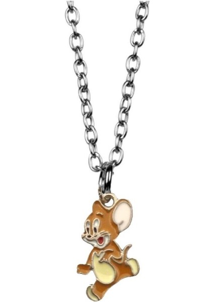 Tom ve Jerry Çizgi Film Ikili Bf Arkadaşlık Dostluk Kolyesi Şık Hediyelik Aksesuar modelleri
