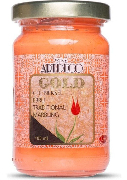 Gold Geleneksel Ebru Boyası 105 ml 250 Turuncu modelleri
