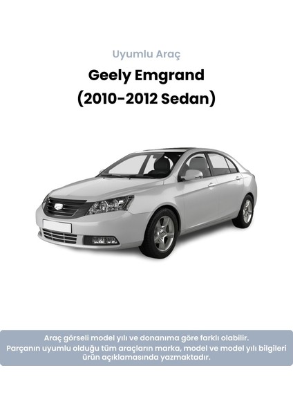 Geely Emgrand Motorlu Silecek Su Deposu (2010-2012 Sedan)