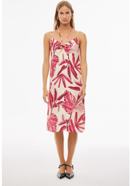 Bromes Elbise 3399 Fuşya