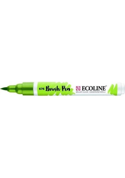 Ecoline Brush Pen Fırça Uçlu Kalem 676 Grass Green