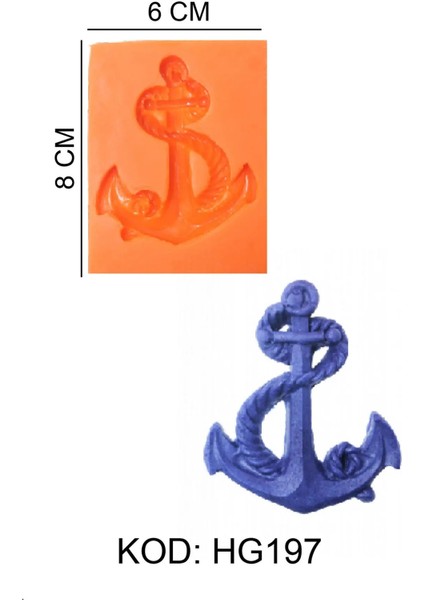 Gıda Silikon Kalıbı Çapa