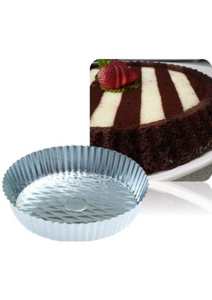 Yuvarlak Alüminyum Kek Kalıbı 13X4.5 cm