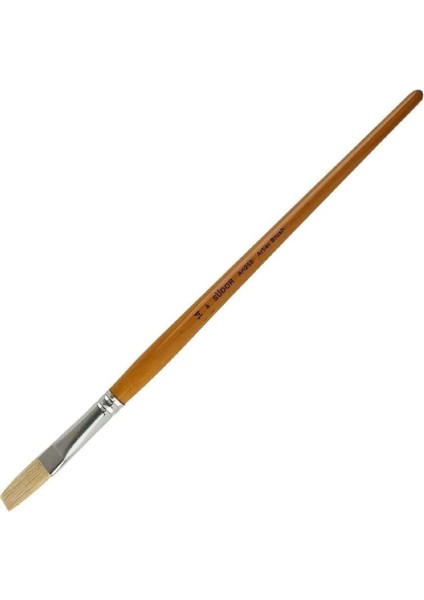 Sert Kıl Düz Kesik Fırça Seri 258 No 14