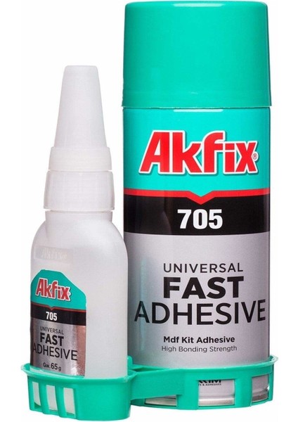 Akfix Hızlı Yapıştırıcı 200 ml + 50 gr Set