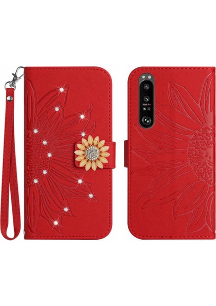 Sony Xperia 1 Vı Için Kılıf Kart Tutucu Flip Cüzdan Kredi Kartı Pu Deri (Yurt Dışından)